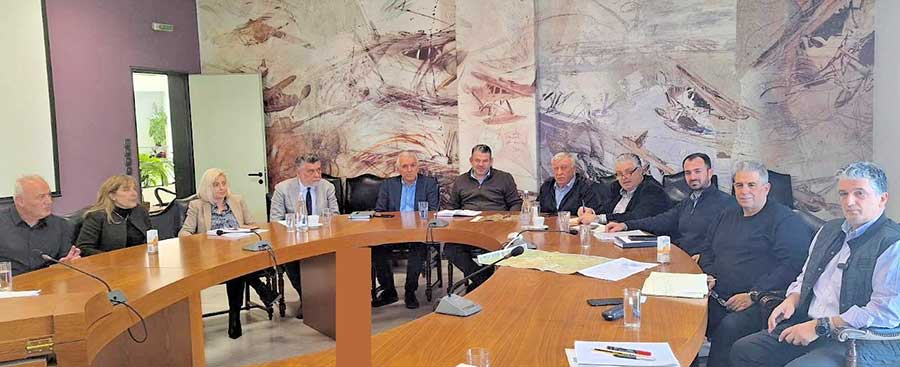 Συνάντηση εργασίας με θέμα την κατασκευή λιμνοδεξαμενών στην Κοιλάδα και τους Αγίους Αναργύρους